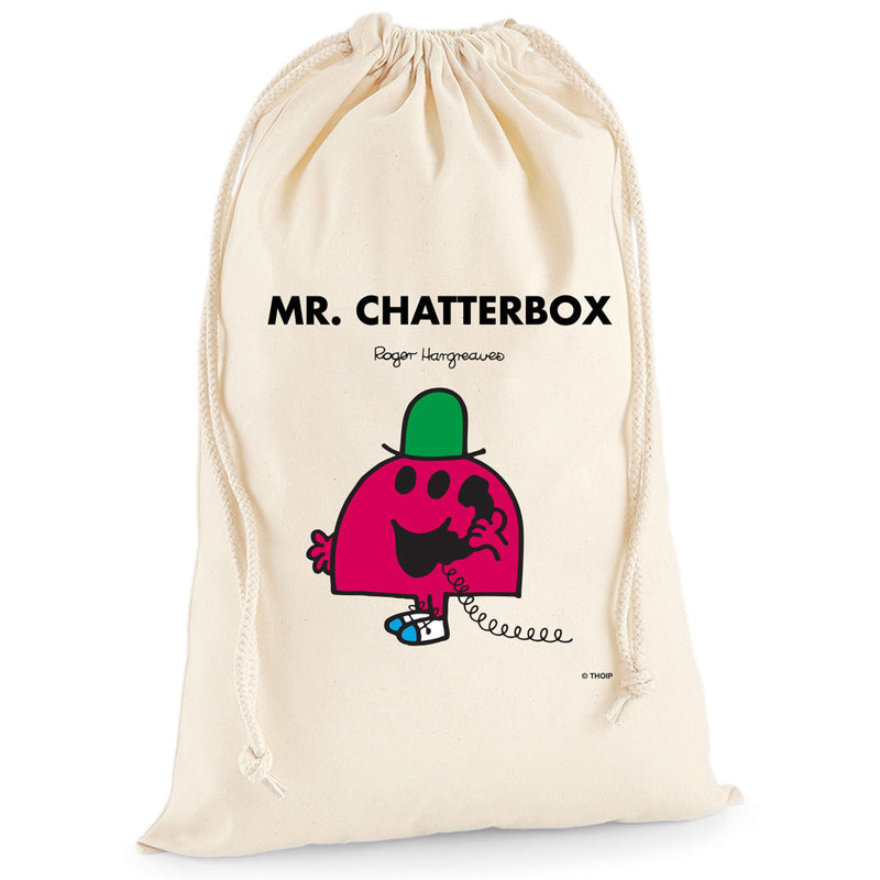 Mr. Chatterbox Laundry Bag