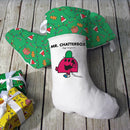 Mr. Chatterbox Christmas Stocking