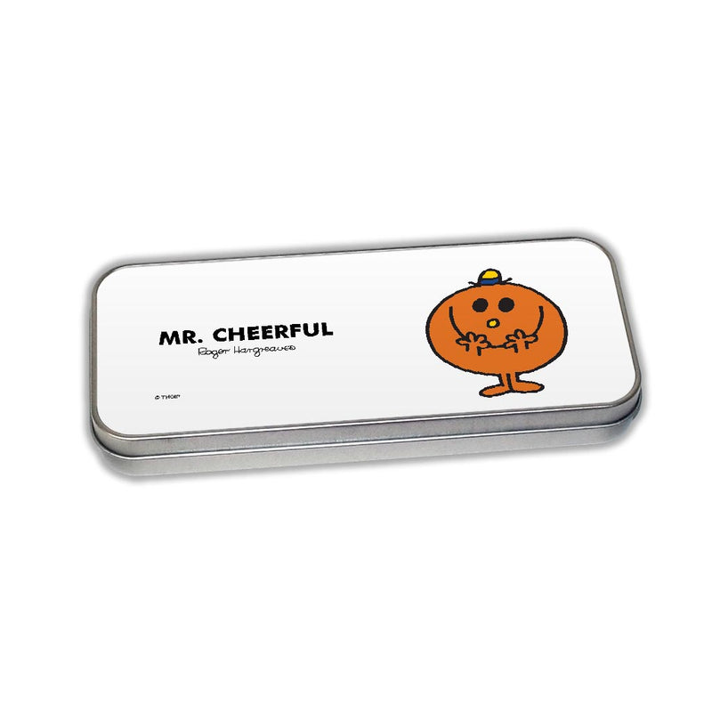 Mr. Cheerful Pencil Case Tin