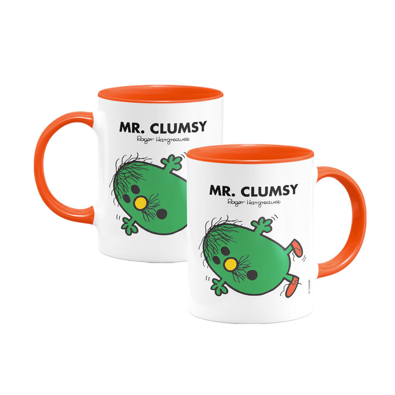 Mr. Clumsy Large Porcelain Colour Handle Mug