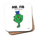 Mr. Fib Cork Coaster