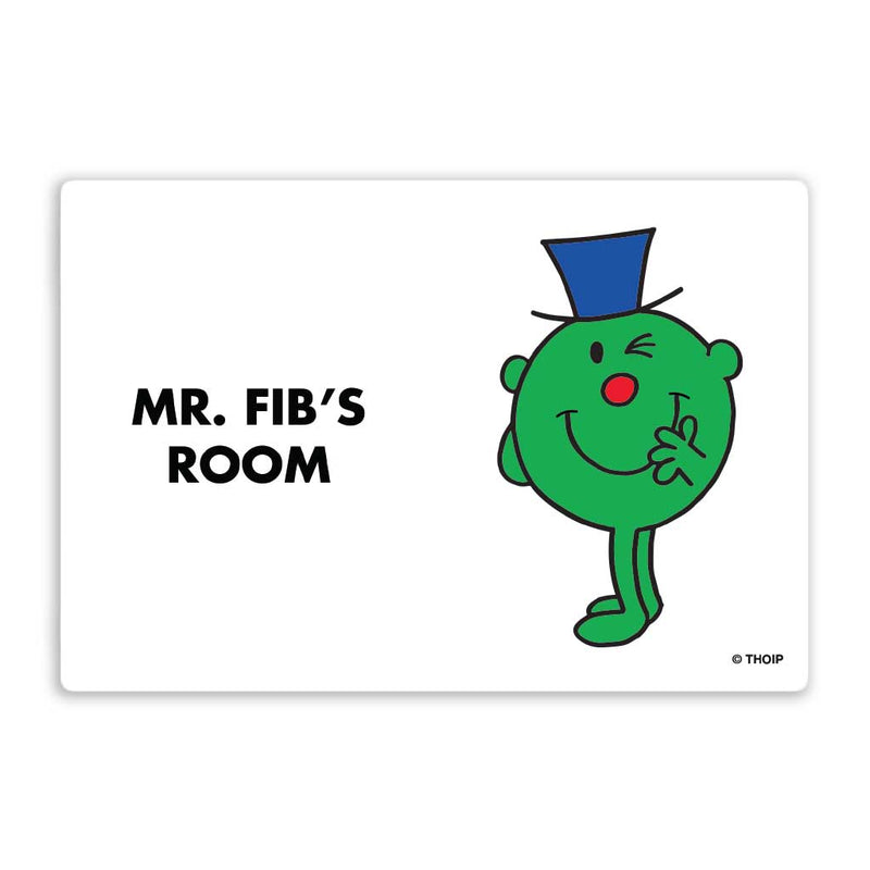 Mr. Fib Door Plaque