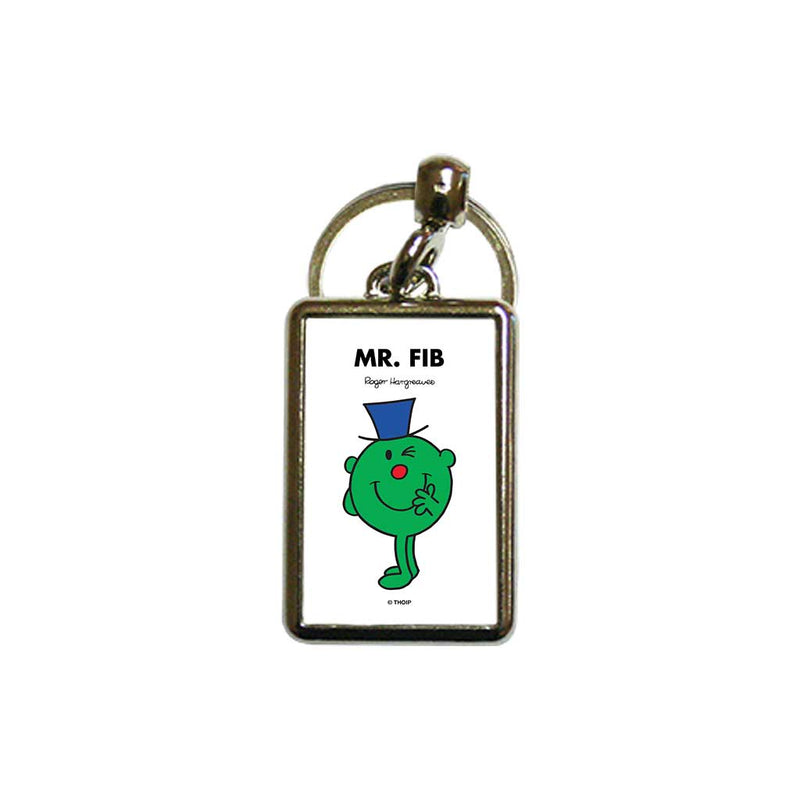 Mr. Fib Metal Keyring