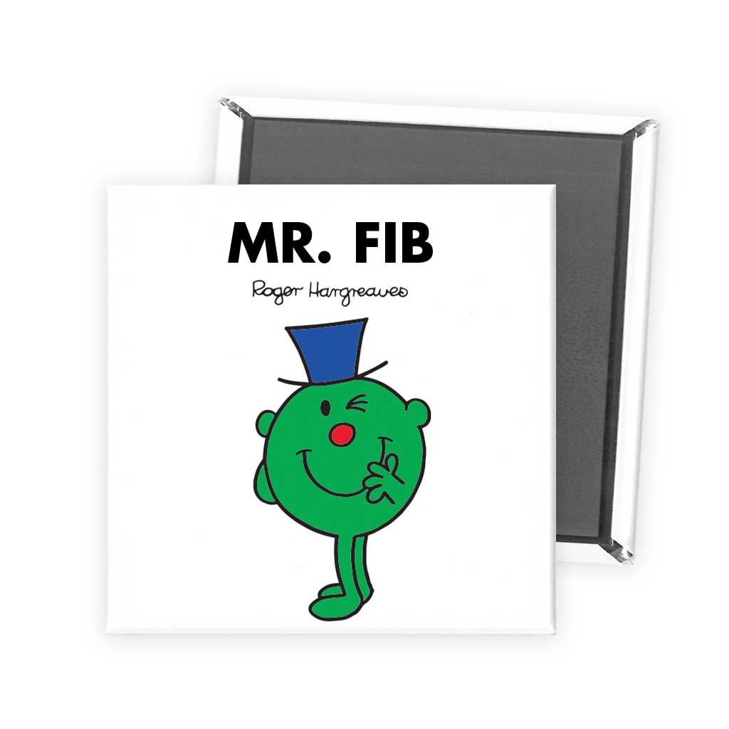 Personalised Mr. Fib Square Magnet