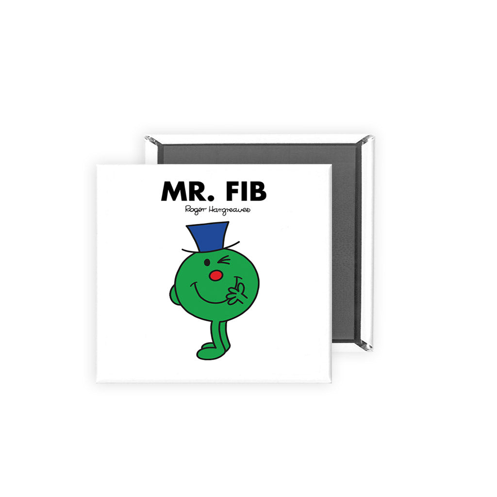 Personalised Mr. Fib Square Magnet