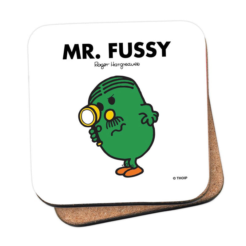 Mr. Fussy Cork Coaster