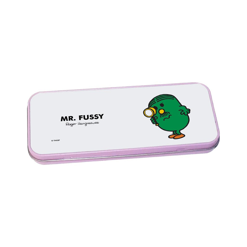 Mr. Fussy Pencil Case Tin