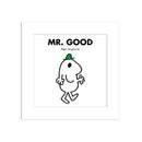 Mr. Good White Art Print