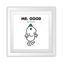 Mr. Good White Art Print