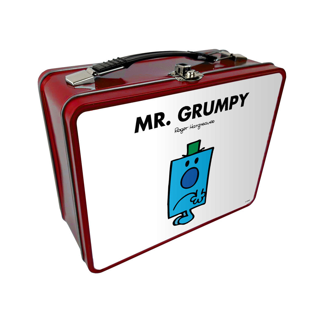 Mr. Grumpy Metal Lunch Box - Cute Gift for Girls
