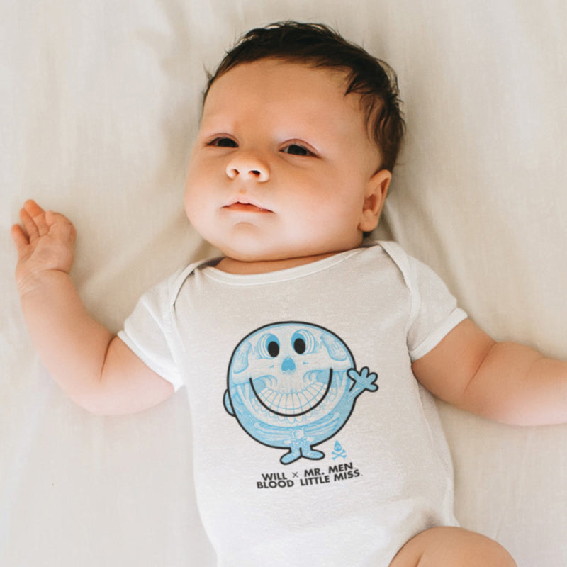 Mr. Happy Baby Grow by Will Blood