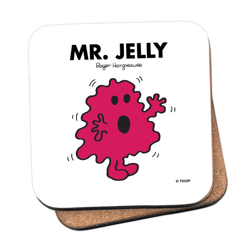 Mr. Jelly Cork Coaster