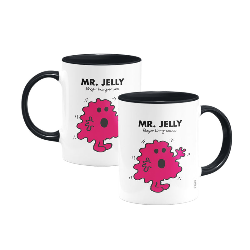 Mr. Jelly Large Porcelain Colour Handle Mug