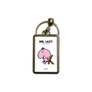 Mr. Lazy Metal Keyring