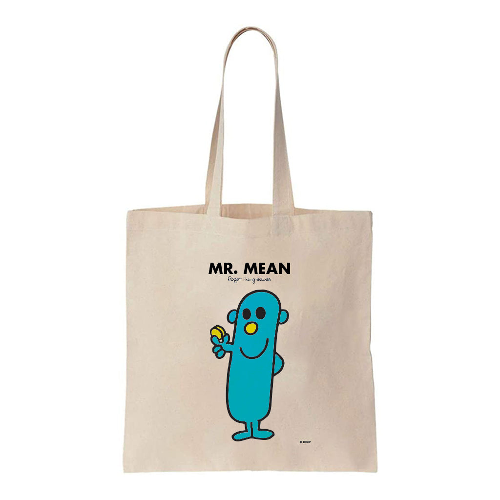 Mr. Mean Long Handled Tote Bag - Retro Collectible for Fans