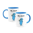 Mr. Mean Large Porcelain Colour Handle Mug