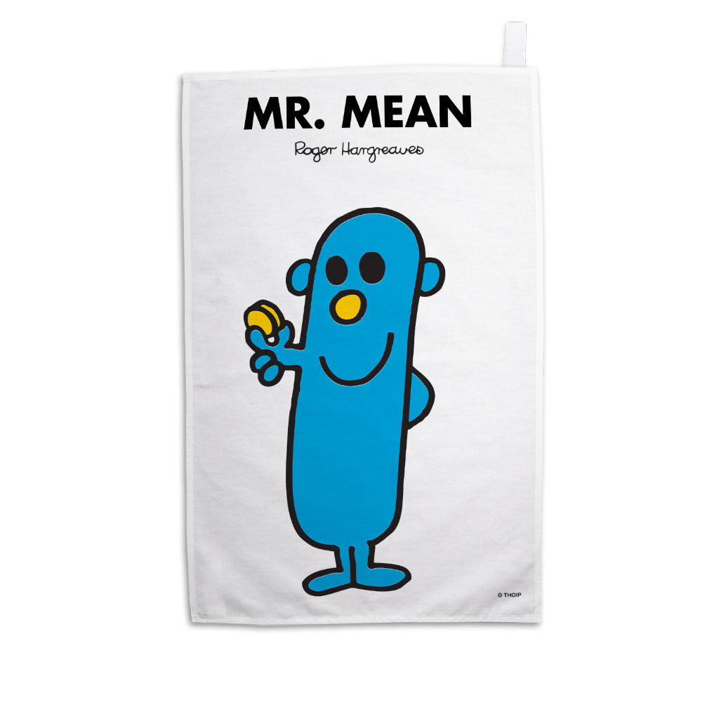 Personalised Mr Mean Tea Towel