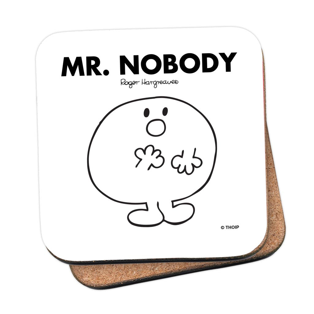 Personalised Mr Nobody Cork Coaster