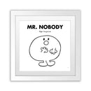Mr. Nobody White Art Print