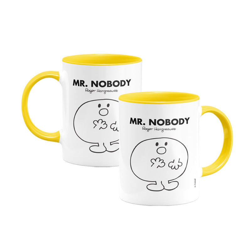 Mr. Nobody Large Porcelain Colour Handle Mug