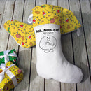Mr. Nobody Christmas Stocking
