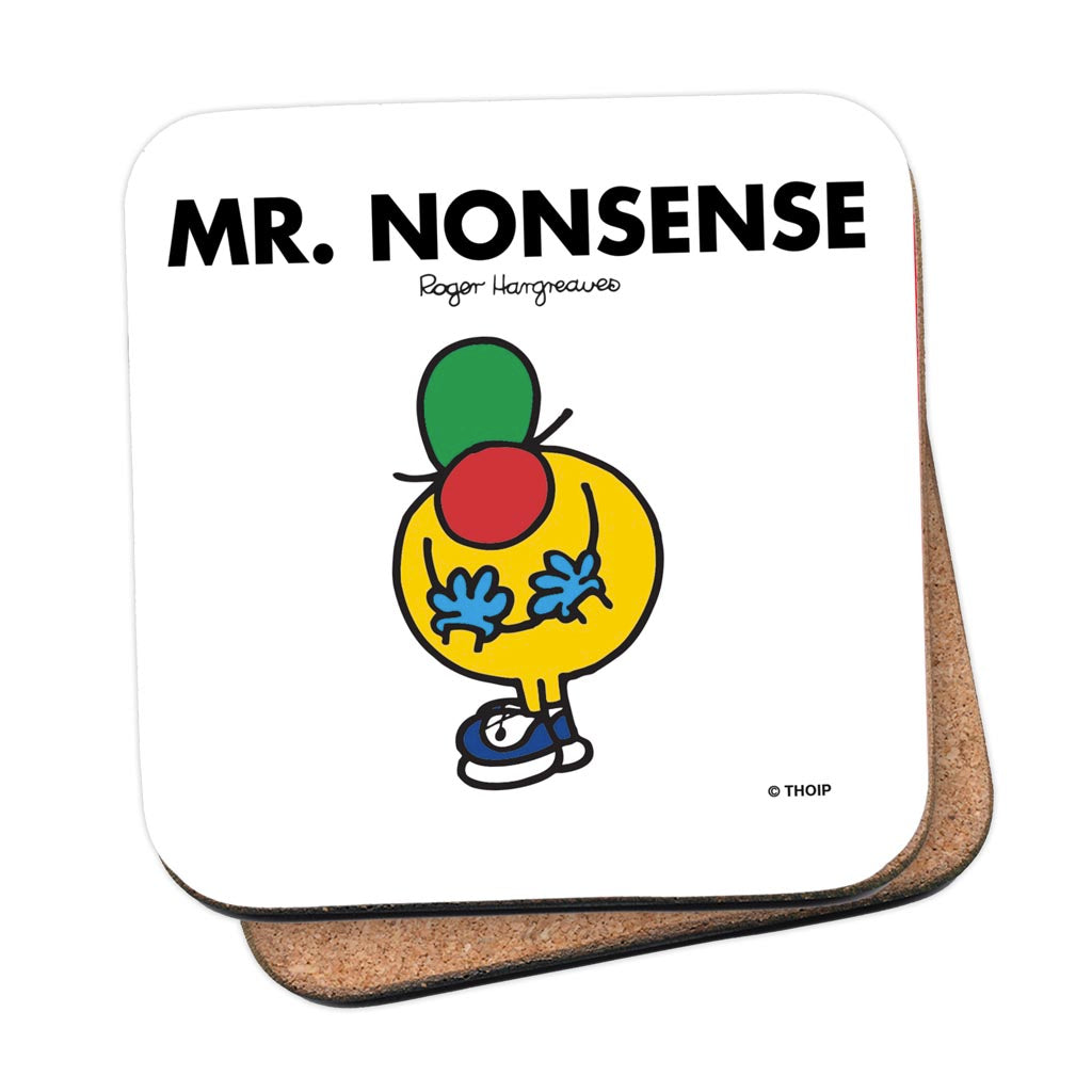 Personalised Mr Nonsense Cork Coaster