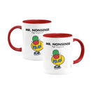 Mr. Nonsense Large Porcelain Colour Handle Mug