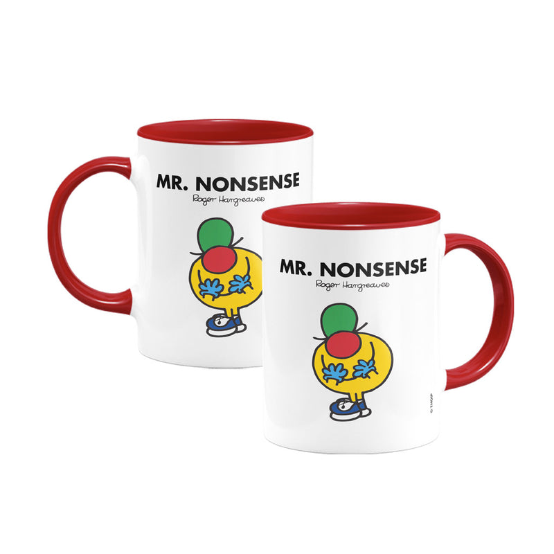 Mr. Nonsense Large Porcelain Colour Handle Mug