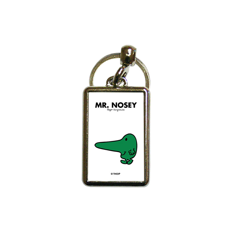 Mr. Nosey Metal Keyring