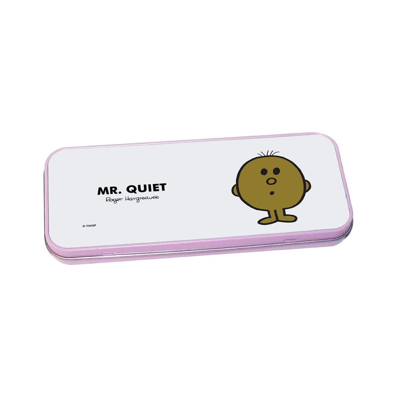 Mr. Quiet Pencil Case Tin