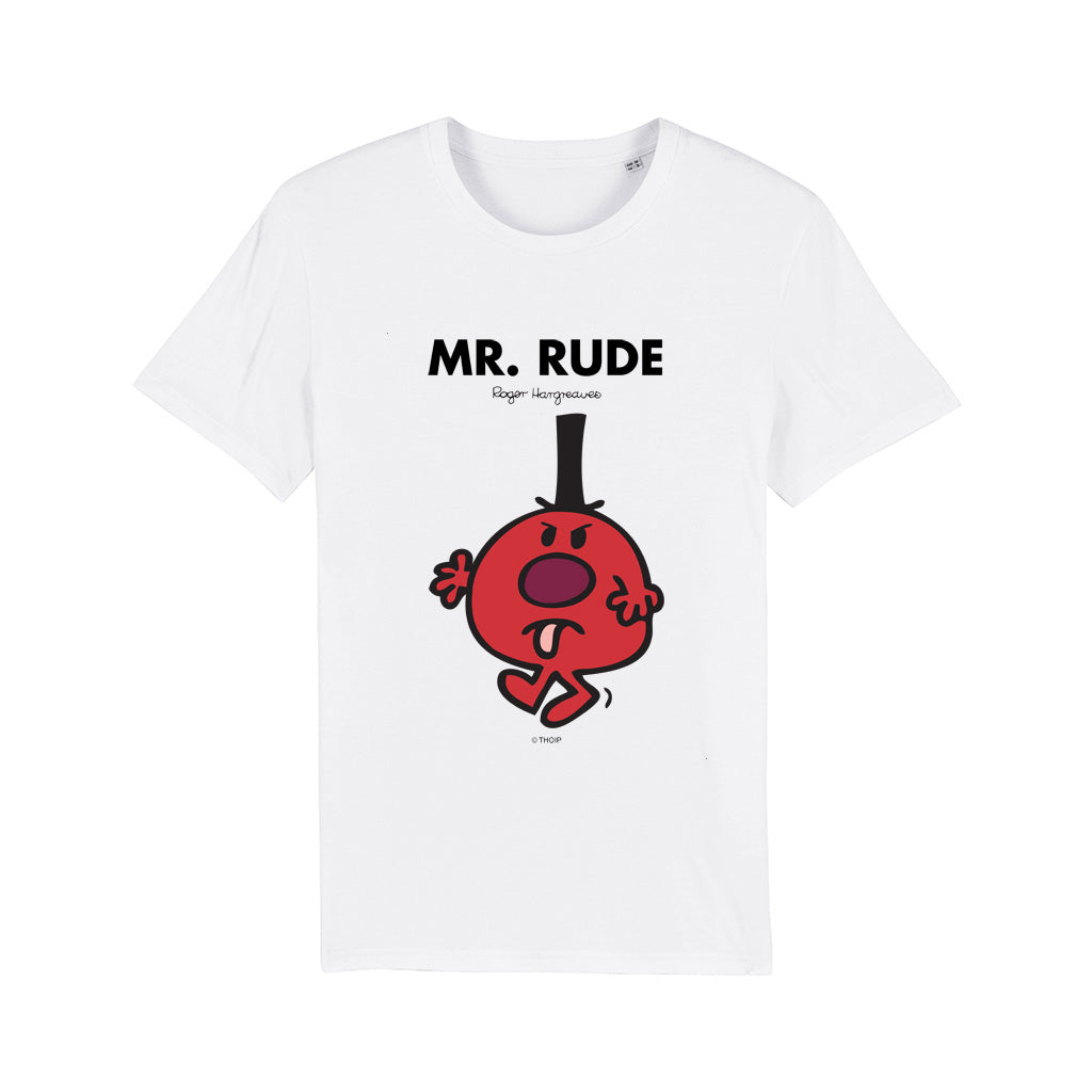 Mr. Rude T-Shirt - Retro Cotton Top for Fans