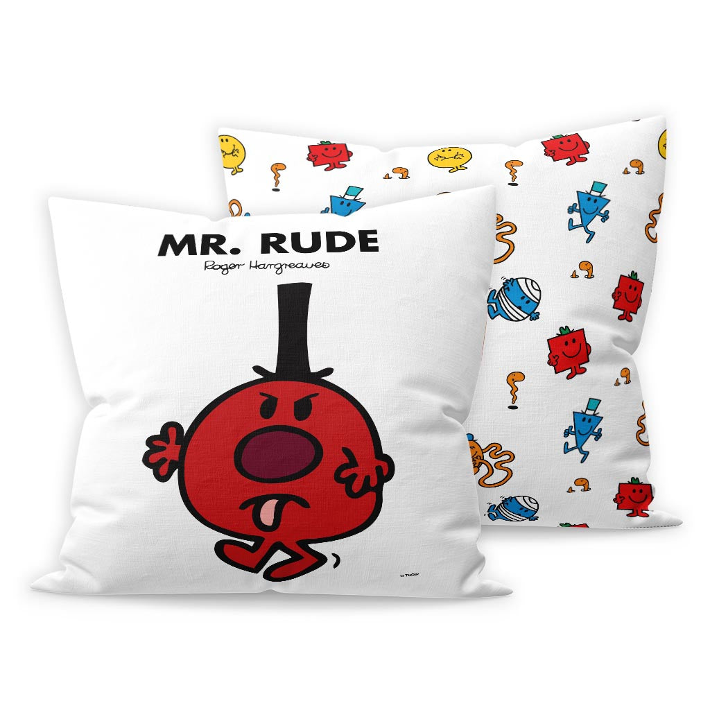Mr. Rude Micro Fibre Cushion - Timeless Character Favourite