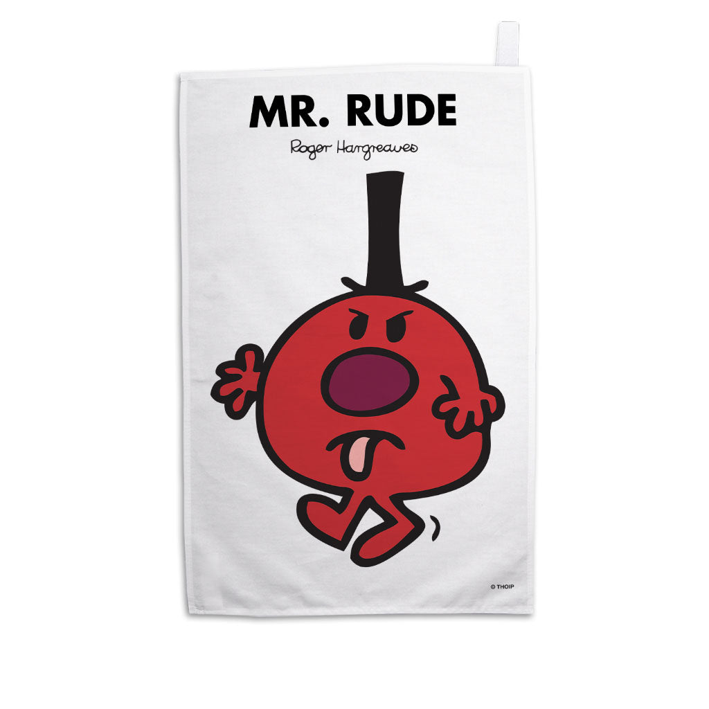 Mr. Rude Tea Towel - Perfect Birthday or Christmas Gift
