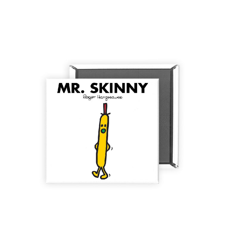 Mr. Skinny Square Magnet