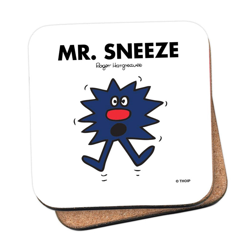 Mr. Sneeze Cork Coaster