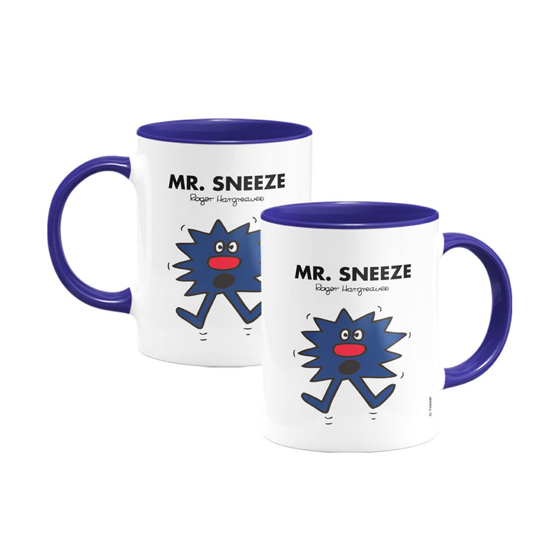 Mr. Sneeze Large Porcelain Colour Handle Mug