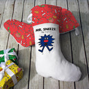 Mr. Sneeze Christmas Stocking