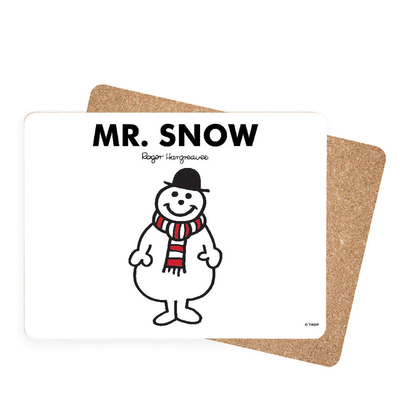 Mr. Snow Cork Placemat