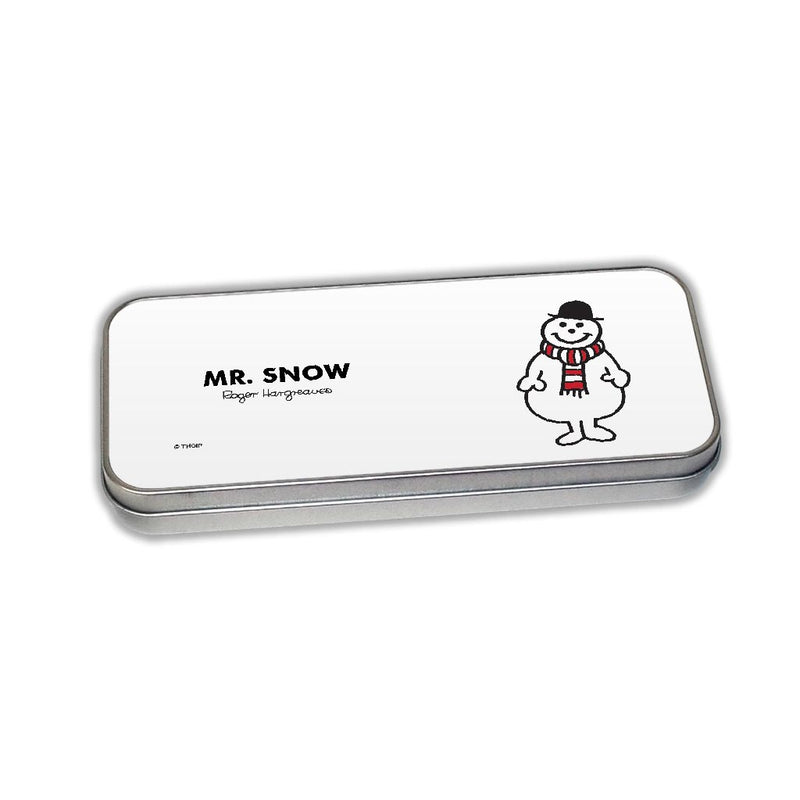 Mr. Snow Pencil Case Tin