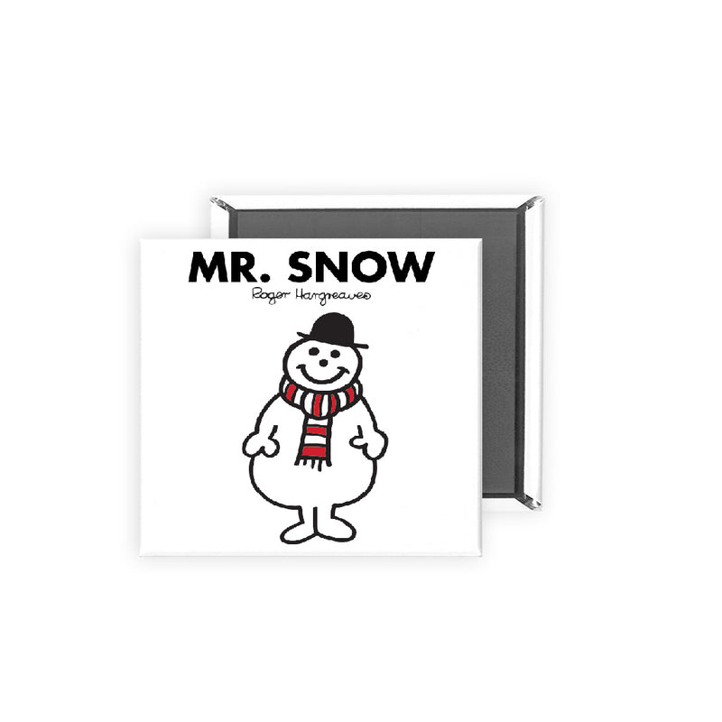 Mr. Snow Square Magnet