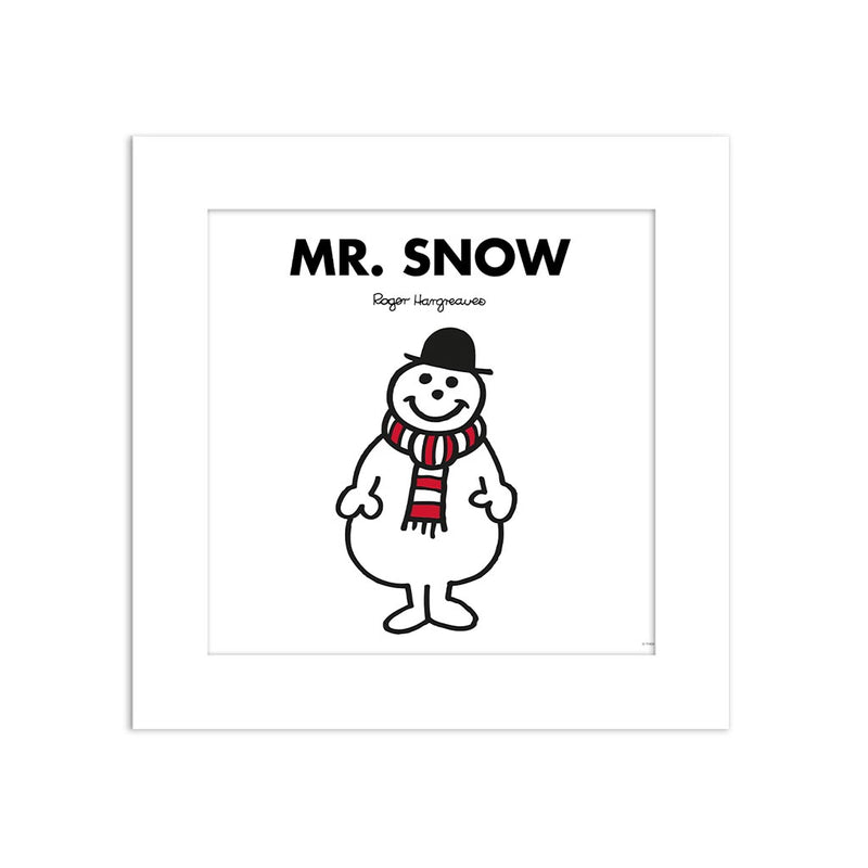 Mr. Snow White Art Print