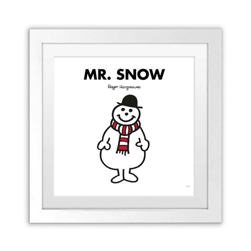 Mr. Snow White Art Print