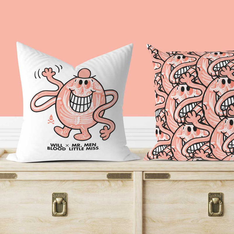Mr. Tickle Cushion by Will Blood
