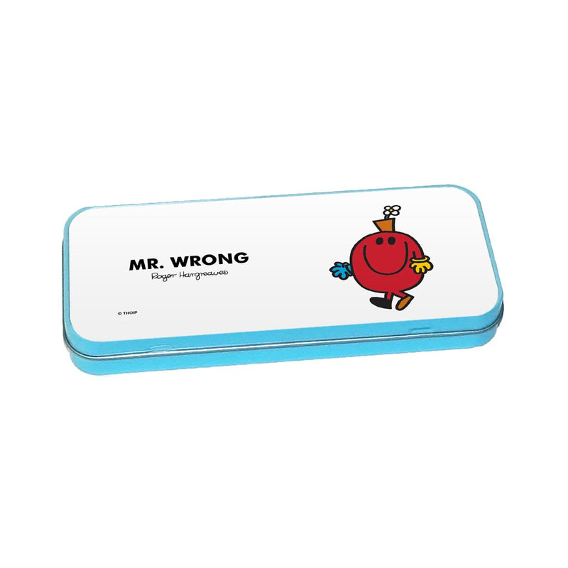 Mr. Wrong Pencil Case Tin