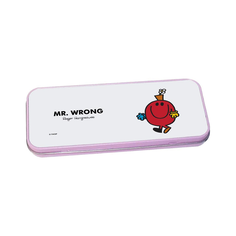 Mr. Wrong Pencil Case Tin