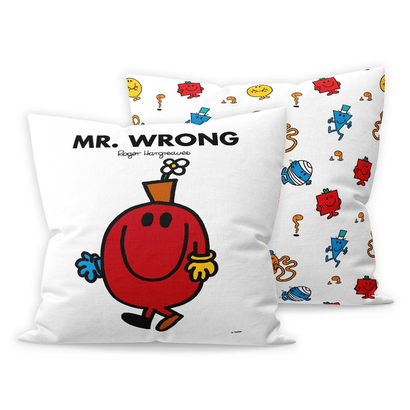 Mr. Wrong Micro Fibre Cushion