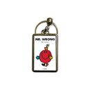 Mr. Wrong Metal Keyring