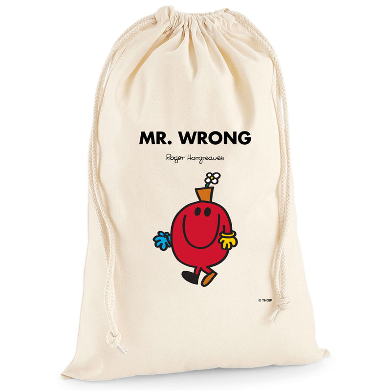 Mr. Wrong Laundry Bag