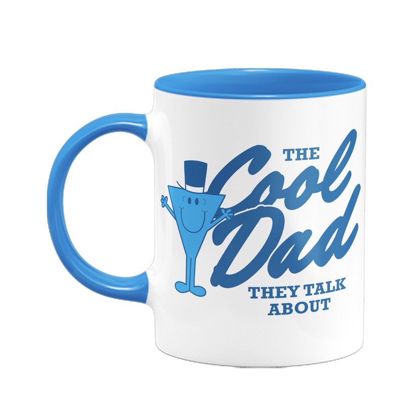 The Cool Dad Large Porcelain Colour Handle Mug