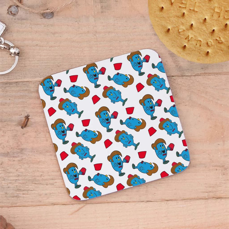 Four Doctors Patterned Cork Coaster Set (Dr Eleventh)